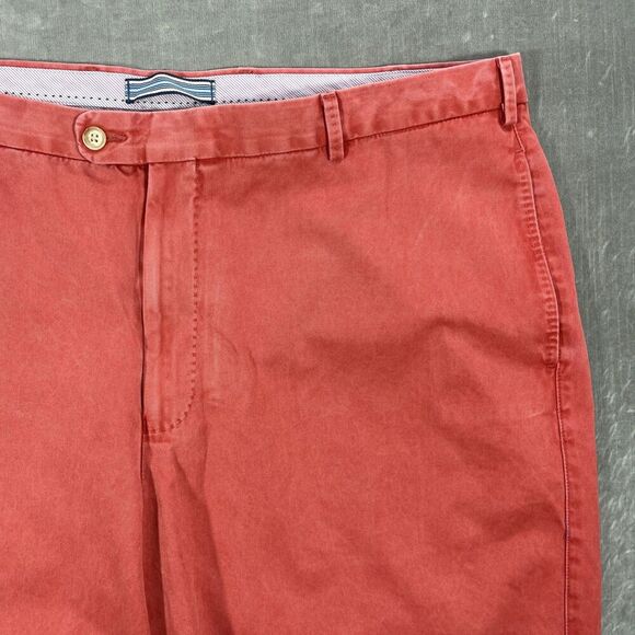 Peter Millar Mens 40 Faded Red Pima Cotton‎ Washed Chino Shorts - Picture 2 of 6